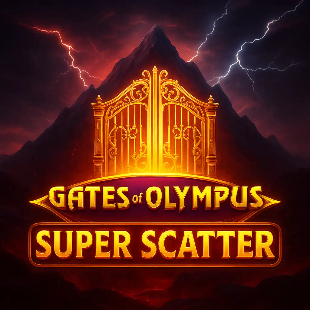Gates of Olympus Super Scatter slot game cover art