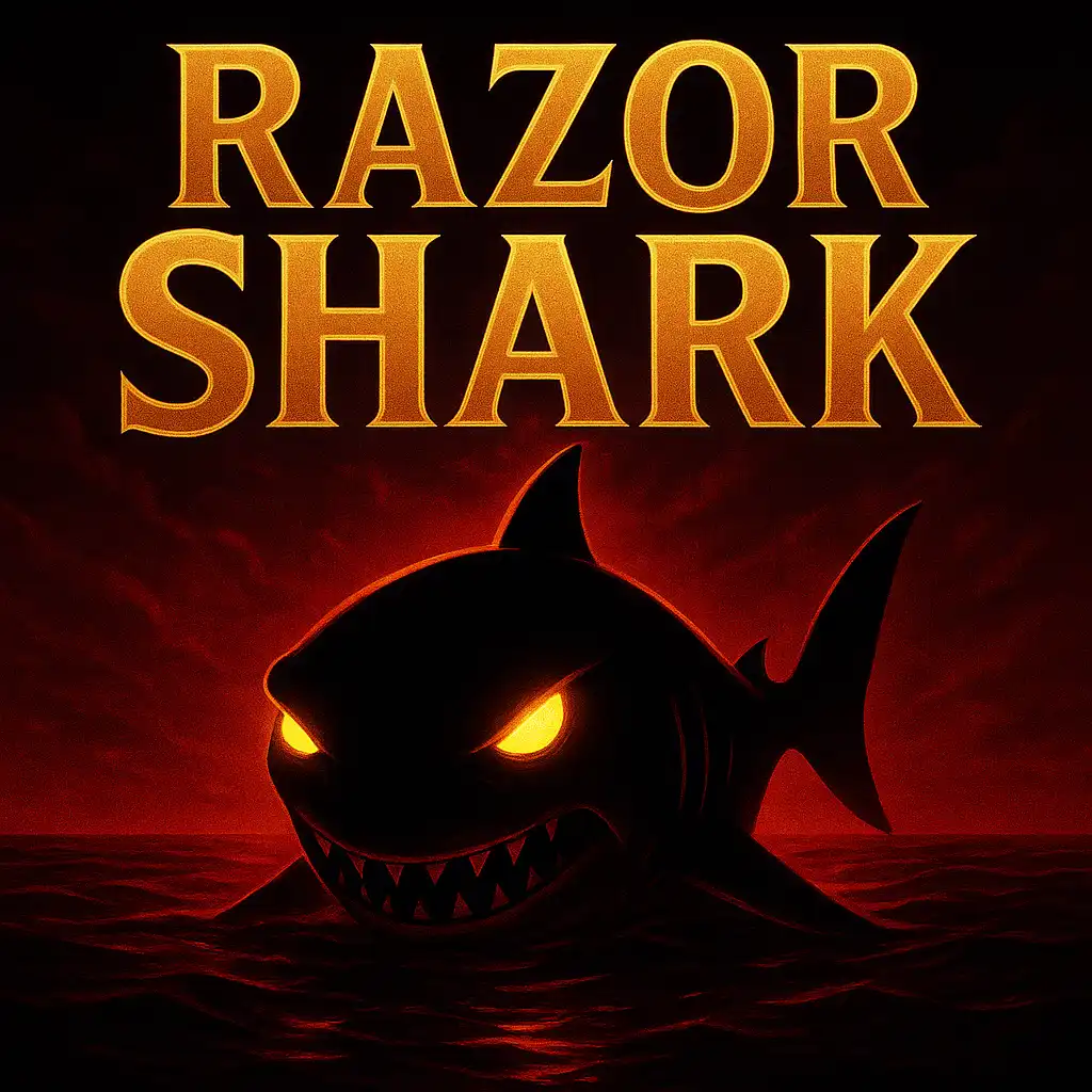 Razor Shark slot game cover art