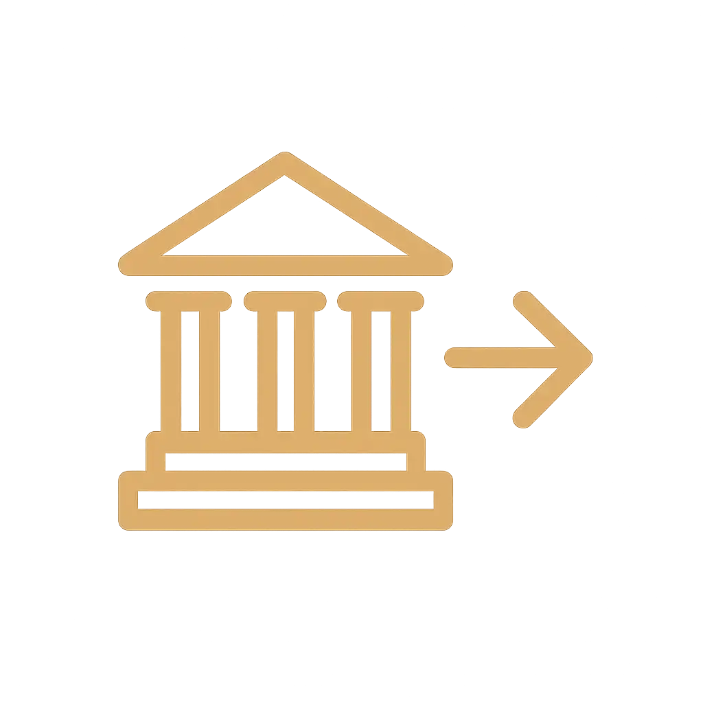 Bank transfer icon